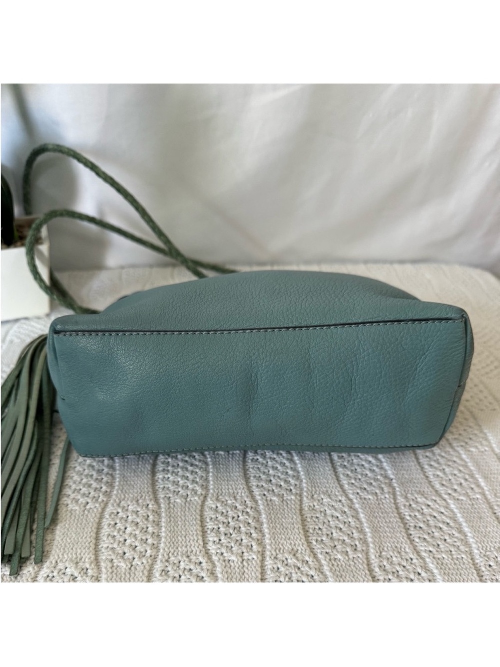 Tory Burch Taylor Camera Bag in Cloud Blue EUC - Picture 6 of 8